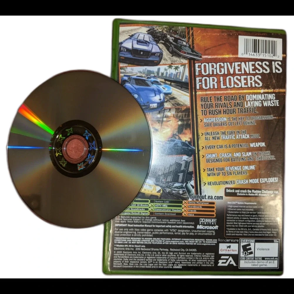 Burnout Revenge, XBox,‎ Complete, Great Condition